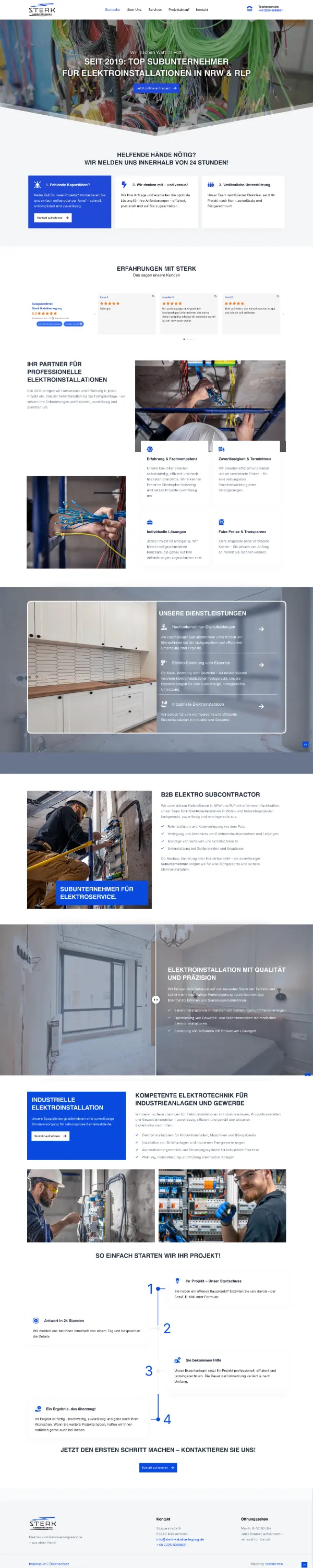 Sterk Kabelverlegung