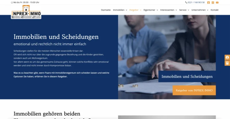 Responsive Webdesign für Immobilienmakler