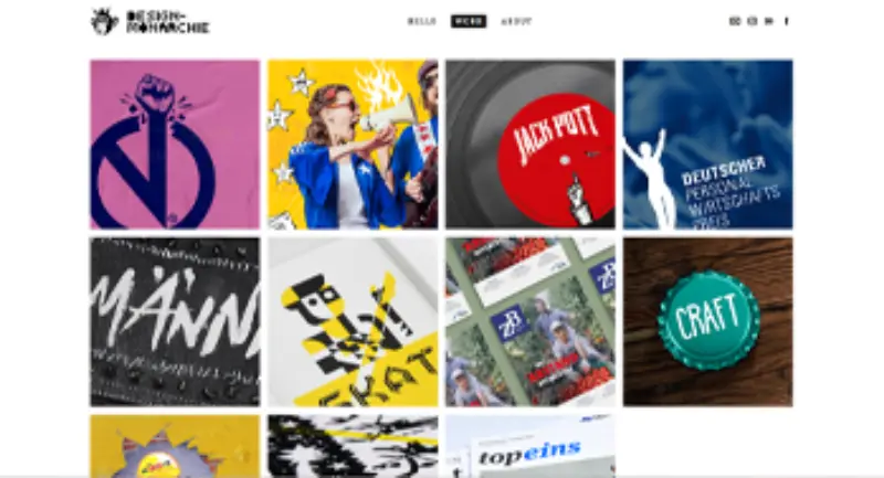 Pixelgenaue Arbeit Design Monarchie
