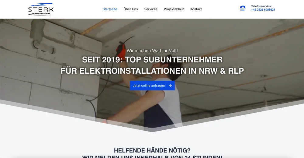 B2B Design Konzept Sterk